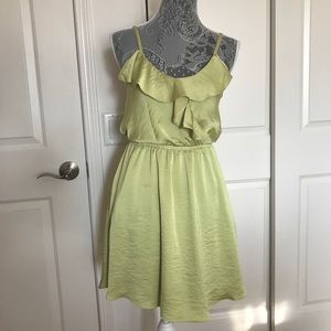 BCBG Strapless Key Lime Dress Size XS